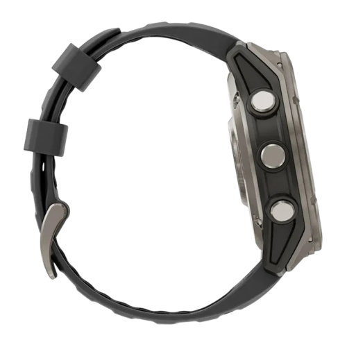 Умные часы Garmin fenix 8 Pro, 51 мм, AMOLED, титан, сапфир, силиконовый ремешок цвета «графитовый/чёрный» - изображение 3