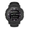 Умные часы Garmin Instinct Crossover Solar Tactical Edition, чёрный силиконовый ремешок