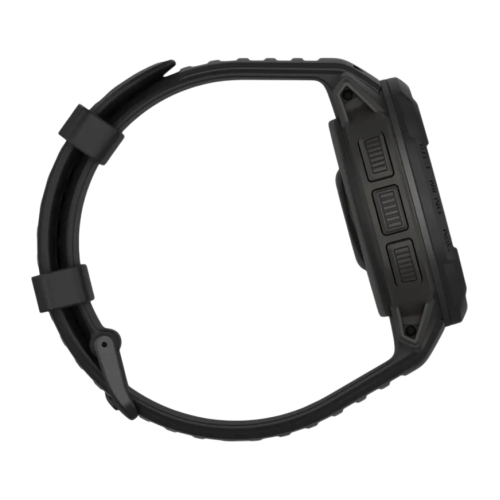 Умные часы Garmin Instinct Crossover Solar Tactical Edition, чёрный силиконовый ремешок - изображение 4