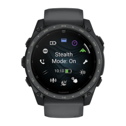 Умные часы Garmin tactix 8, 51 мм, AMOLED, Cerakote, сланцево-серый силиконовый ремешок