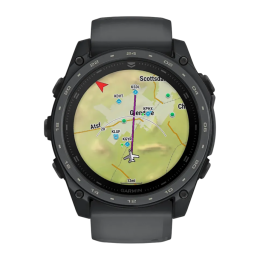 Умные часы Garmin tactix 8, 51 мм, AMOLED, Cerakote, сланцево-серый силиконовый ремешок - изображение 1