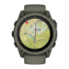 Умные часы Garmin tactix 8, 51 мм, AMOLED, Cerakote, оливковый силиконовый ремешок - миниатюра 1
