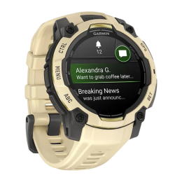 Умные часы Garmin Instinct 3, 45 мм, AMOLED, силиконовый ремешок цвета «цитрин» - изображение 4
