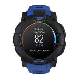 Умные часы Garmin Instinct 3, 45 мм, AMOLED, силиконовый ремешок цвета «синий/чёрный»
