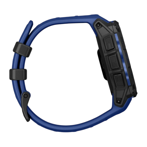 Умные часы Garmin Instinct 3, 45 мм, AMOLED, силиконовый ремешок цвета «синий/чёрный» - изображение 2