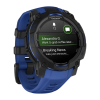 Умные часы Garmin Instinct 3, 45 мм, AMOLED, силиконовый ремешок цвета «синий/чёрный» - миниатюра 4