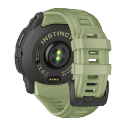 Умные часы Garmin Instinct 3, 50 мм, AMOLED, силиконовый ремешок цвета «зелёный папоротник» - изображение 1