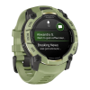 Умные часы Garmin Instinct 3, 50 мм, AMOLED, силиконовый ремешок цвета «зелёный папоротник» - миниатюра 4