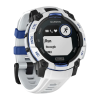 Умные часы Garmin Instinct 3, 45 мм, Solar, силиконовый ремешок цвета «Уайтстоун/синий» - миниатюра 3