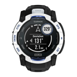 Умные часы Garmin Instinct 3, 50 мм, Solar, силиконовый ремешок цвета «чёрный/синий»