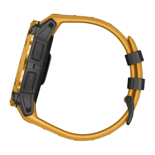 Умные часы Garmin Instinct 3, 50 мм, Solar, силиконовый ремешок цвета «солнечный луч/серый» - изображение 3