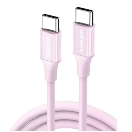 Кабель UGREEN US264 USB-C - USB-C, 60W PD, 1m (Pink)