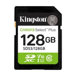 Карта памяти Kingston Canvas Select Plus 128Gb