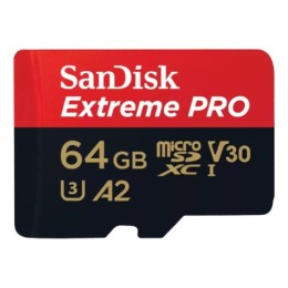Карта памяти Sandisk Extreme Pro microSDXC 64Gb (Black)