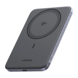 Внешний аккумулятор UGREEN PB580 MagFlow Air 5000mAh Qi2 (Space Gray)