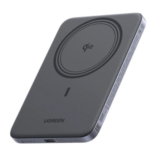Внешний аккумулятор UGREEN PB580 MagFlow Air 5000mAh Qi2 (Space Gray)