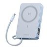 Внешний аккумулятор UGREEN PB773 MagFlow 10000mAh Qi2.2 CCC (White) - миниатюра 1