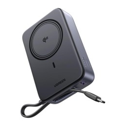Внешний аккумулятор UGREEN PB567 Magnetic 20000mAh Qi2 30W (Space Gray) - изображение 1
