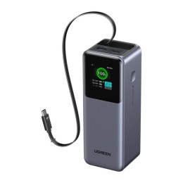 Внешний аккумулятор UGREEN PB726 Nexode Roulette 20000mAh 165W CCC (Space Gray)