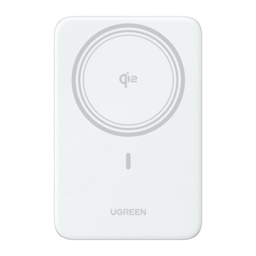 Внешний аккумулятор UGREEN PB580 MagFlow Air 5000mAh Qi2 (Moon White) - изображение 2