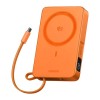 Внешний аккумулятор UGREEN PB773 MagFlow 10000mAh Qi2.2 CCC (Orange) - миниатюра 3