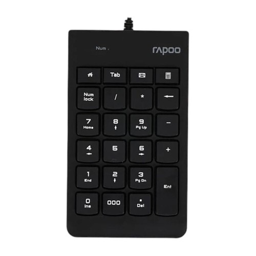 Проводная мембранная цифровая клавиатура Rapoo K10