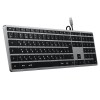 Проводная клавиатура с цифровой панелью Satechi W3 (USB-C) - миниатюра 1
