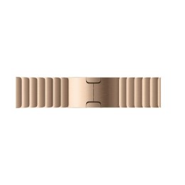Стальной блочный браслет Apple Link Bracelet для Apple Watch 38, 40, 41 и 42 мм, цвет: золотой (Gold)