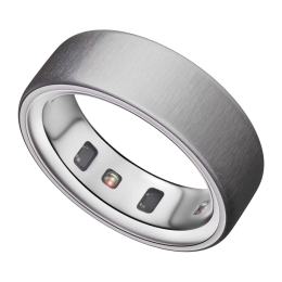 Умное кольцо Oura Ring 4 (Брашированное серебро | Brushed Silver) - изображение 1