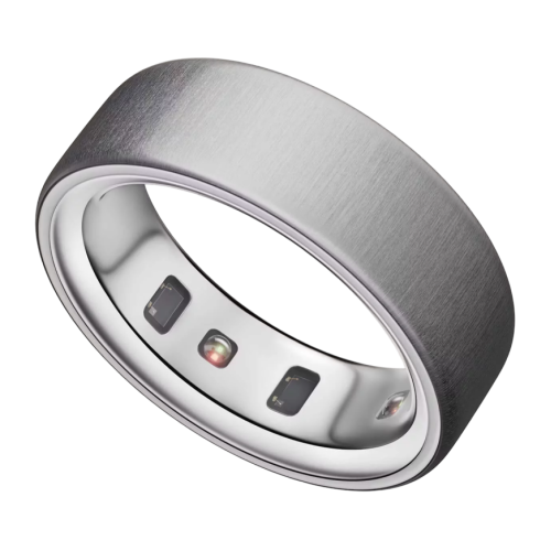 Умное кольцо Oura Ring 4 (Брашированное серебро | Brushed Silver) - изображение 1