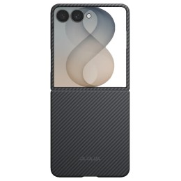 Чехол Pitaka Ultra Slim для Samsung Galaxy Z Flip8, цвет: черный/серый (Black-gray)