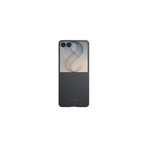 Чехол Pitaka Ultra Slim для Samsung Galaxy Z Flip8, цвет: черный/серый (Black-gray) - изображение 1