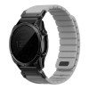 Ремешок Uniq Fluo для часов Garmin 22 мм, каучуковый (Gray)