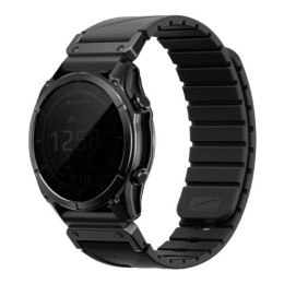 Ремешок Uniq Fluo для часов Garmin 26 мм, каучуковый (Black)
