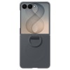 Чехол Samsung Silicone Ring Magnet Case для Samsung Galaxy Z Flip8 (Черный)