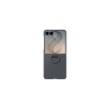 Чехол Samsung Silicone Ring Magnet Case для Samsung Galaxy Z Flip8 (Черный) - миниатюра 1