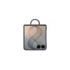 Чехол Samsung Silicone Ring Magnet Case для Samsung Galaxy Z Flip8 (Черный) - миниатюра 2