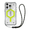 Защитный прозрачный чехол MagSafe с ремешком на запястье UAG Pathfinder Clear для iPhone 16 Pro