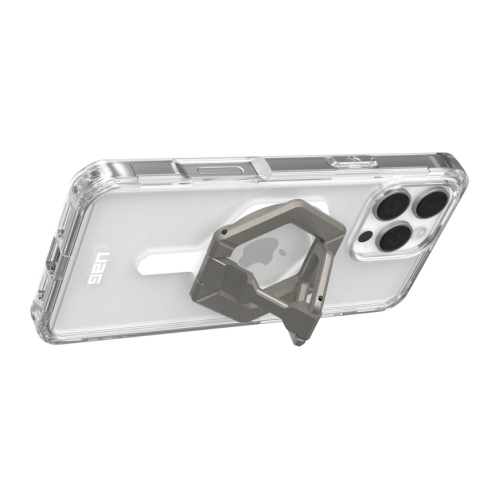 Защитный прозрачный чехол MagSafe и кольцо-держатель-подставка UAG Plyo для iPhone 16 Pro Max - изображение 1