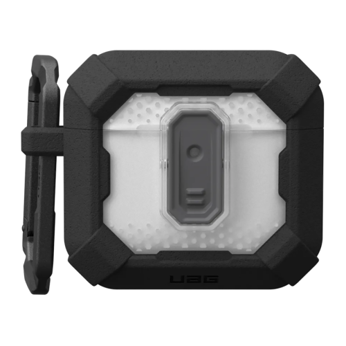 Защитный гибридный чехол с карабином и защёлкой UAG Plasma для AirPods 4