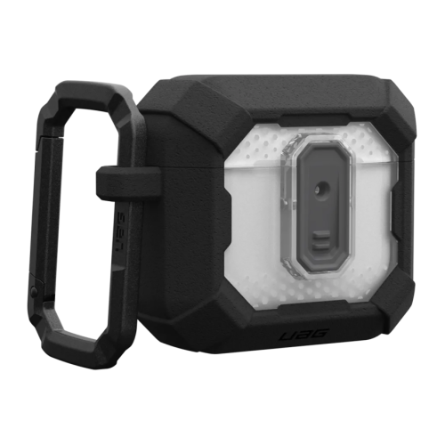 Защитный гибридный чехол с карабином и защёлкой UAG Plasma для AirPods 4 - изображение 1