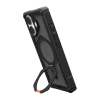 Защитный прозрачный чехол MagSafe с подставкой UAG Plasma XTE для iPhone 17 - миниатюра 2
