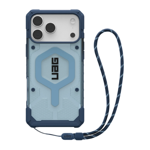 Защитный прозрачный чехол MagSafe с ремешком на запястье UAG Pathfinder Clear для iPhone 17 Pro Max