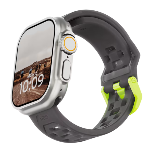 Прозрачный силиконовый ремешок UAG Civilian для Apple Watch 44, 45, 46 мм и Ultra 49 мм