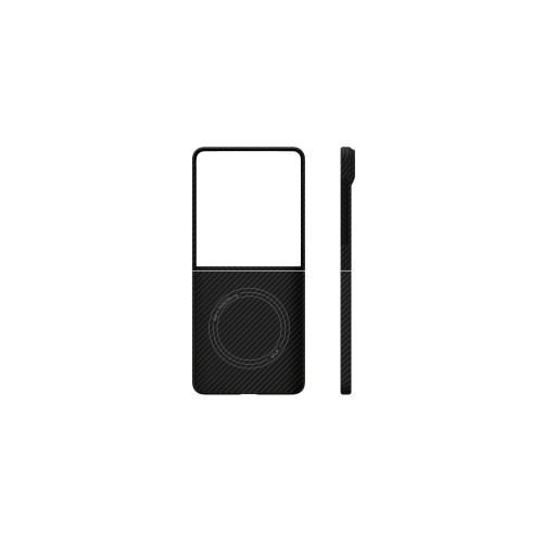 Чехол VLP Kevlar Case с поддержкой MagSafe для Samsung Galaxy Z Flip8 (Черный) - изображение 1