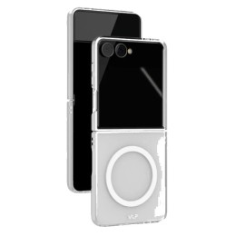 Чехол VLP Puro Case с поддержкой MagSafe для Samsung Galaxy Z Flip8 (Прозрачный)