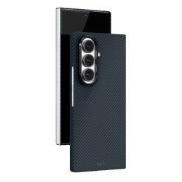 Чехол VLP Kevlar Case с поддержкой MagSafe для Samsung Galaxy Z Fold8 Ultra (Темно-синий)