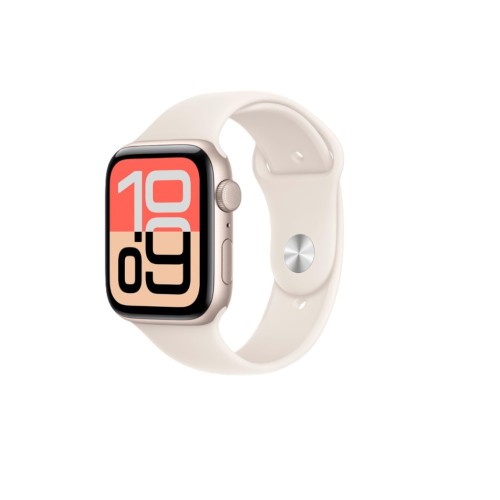 Часы Apple Watch SE 3 44mm Starlight Aluminium Case, Sport Band (Starlight) M/L