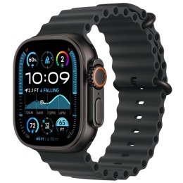 Часы Apple Watch Ultra 2 GPS + Cellular 49mm, Black Titanium Case, Ocean Band (Black)