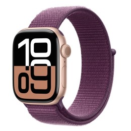 Часы Apple Watch Series 10 46mm Rose Gold Aluminium Case, Sport Loop (Plum)